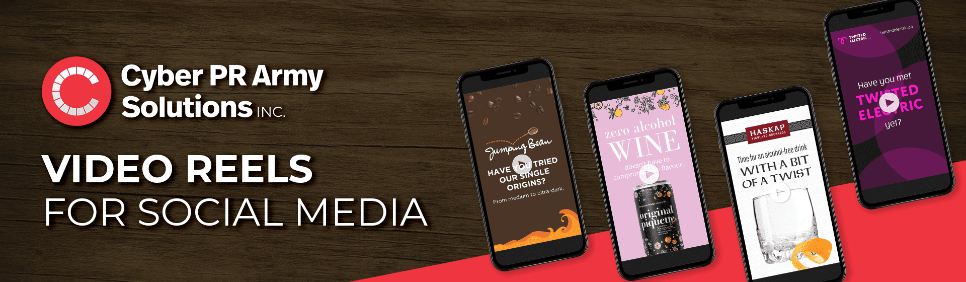 Header graphic with phone screens and text "Video Reels for Social Media"